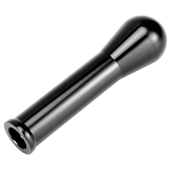 15 cm/5,9 tommer manuel automatisk gearknop gearstang tilbehør i aluminiumslegering universel til bil sort