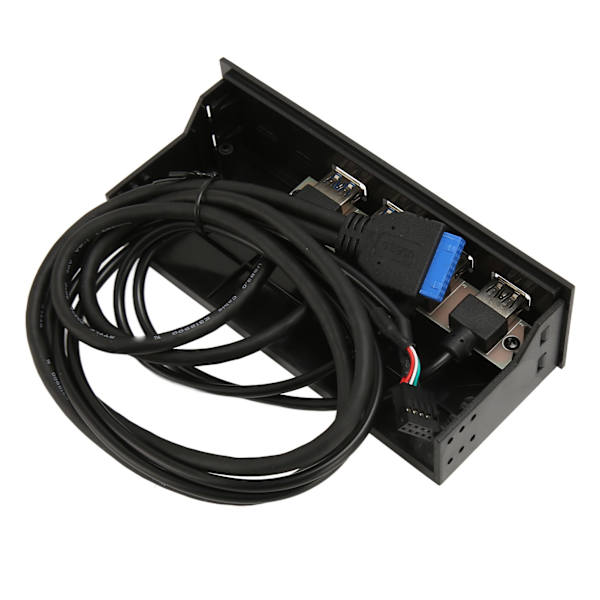 USB 3.0 Expansionsfrontpanel 8-portars hubb med stabil och allmänt använd anslutning Supersnabb dataöverföring Bakåtkompatibel Plug and Play för