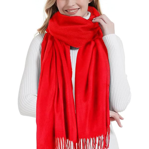 Skjerf, Varmt Langt Mykt Elegant Klassisk Vinterskjerf