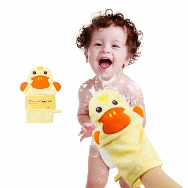 Tvättlappar Barn tvätthandskar Badsvamp Body Scrub för toddler