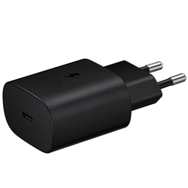 25W SAMSUNG Hurtig USB-C Kabel Sort