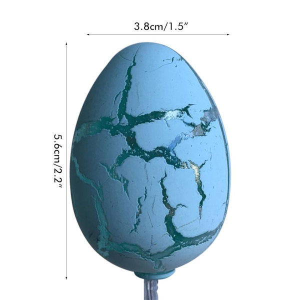 Påskägg LED Fe-ljus Sprickade Äggskal Ljus Batteri