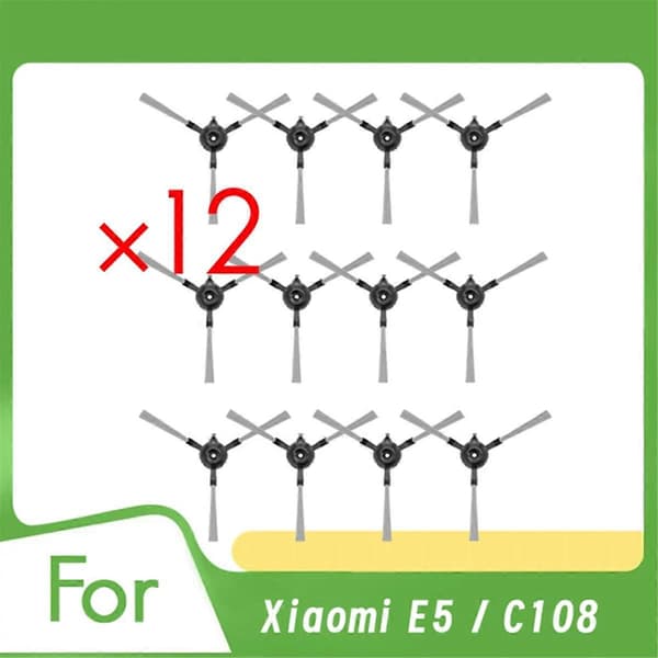 12 kpl sivuharja E5 / C108 robottipölynimurin varaosiksi