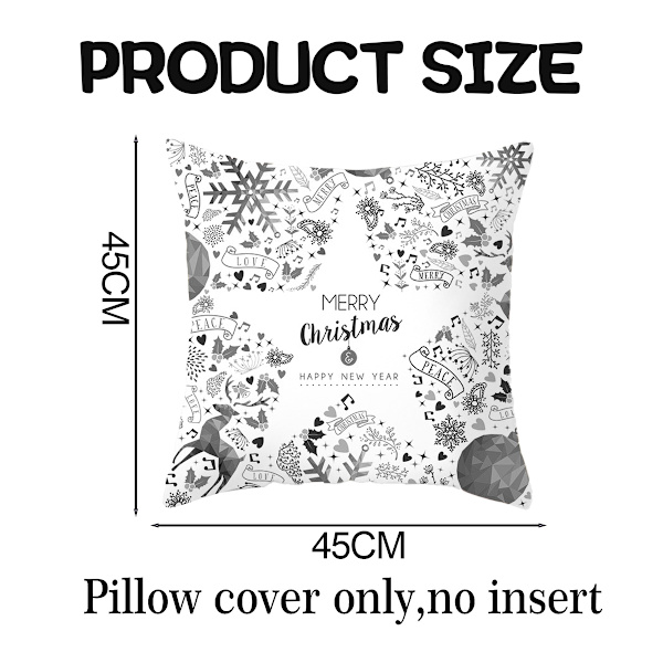 4 st jul soffa kram jul soffa kudde set hem kuddöverdrag
