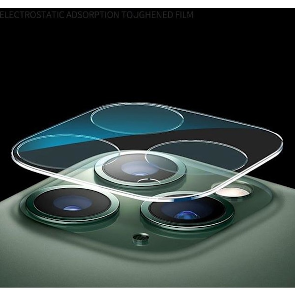 iPhone 11 Pro Kamera Linsskydd Härdat Glas 0,2mm Transparent