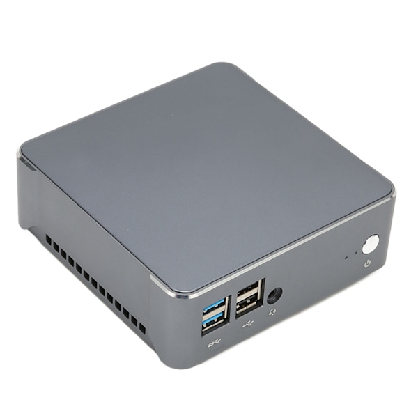 Mini PC 12GB 256GB Dubbel DDR4 2.4G 5.0G Dubbelband WiFi Enkla Mini Stationära Datorer för Spel Hemmakontor 110‑240V EU-kontakt