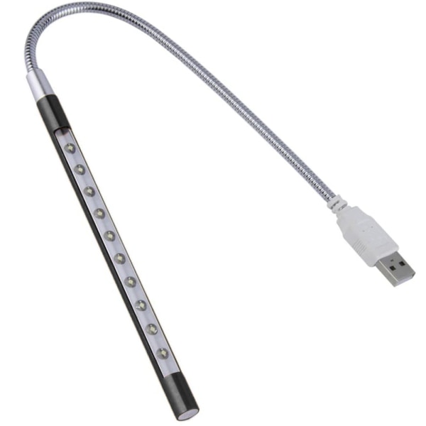 Ljus Laptoplampa USB LED, USB e-Reading LED Task Lamp, nr