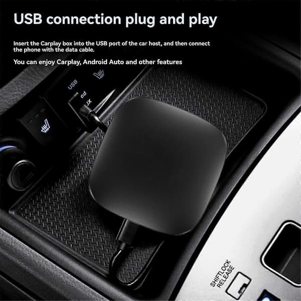 Carplay AI Box Trådløs Android Bil Smart TV Box Android 13 til 2G+16G