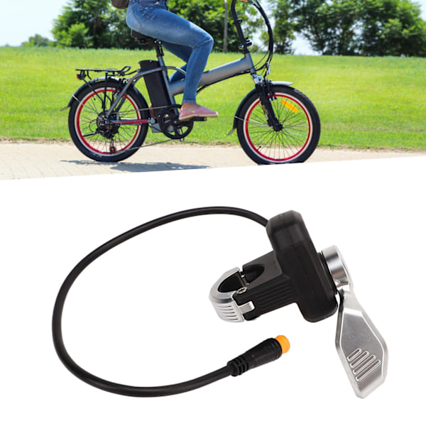 Tumgas för elcykel, överlägsen prestanda, högkvalitativt lättviktsmaterial, hastighetskontroll för skoter, stabil prestanda och