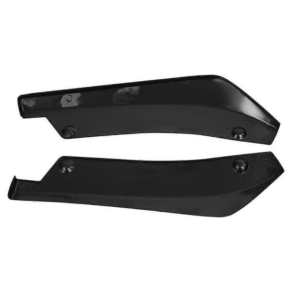 2 stk Bil Bakre Støtfanger Leppe Anti-kollisjon Spoiler Canard Diffuser Wrap Vinkel Splitter