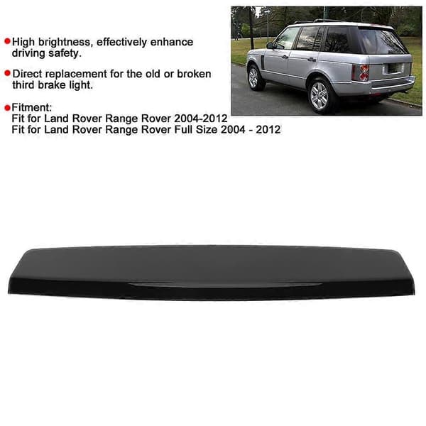 Tredje bremselys stoplampe XFG000040 sort passer til Land Rover Range Rover 2004-2012