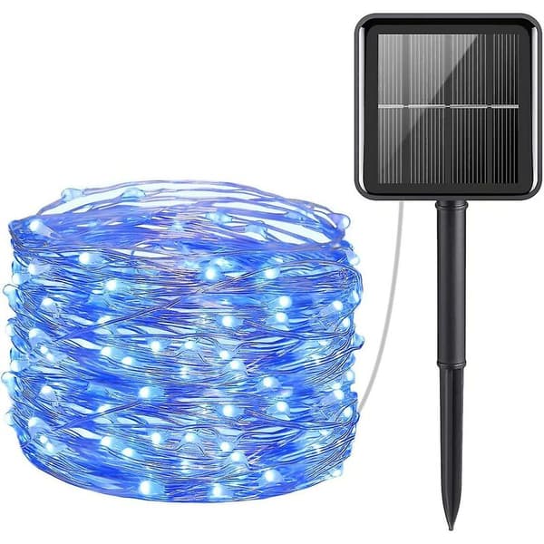 Solcelled Dragelys, Mini 100 LED Kobbertrådstrenglys