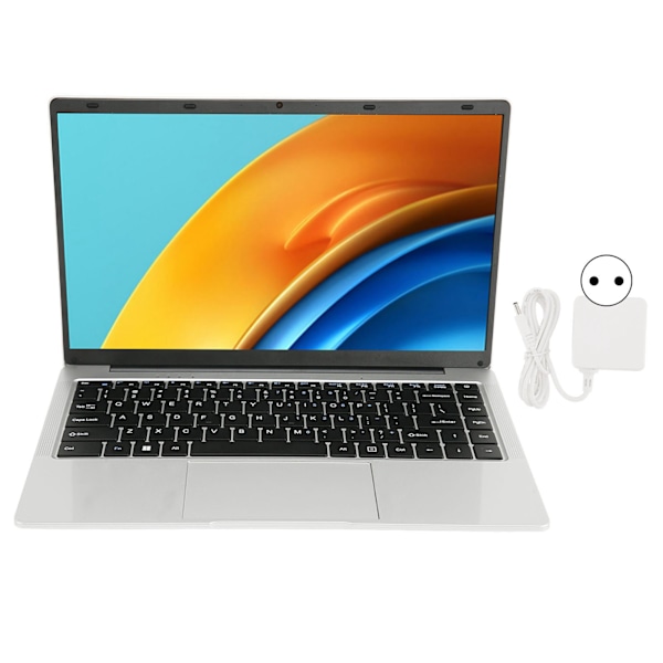 14-tums Laptop för Intel J4105 CPU 1920x1080 HD-skärm Laptop Dator för Windows10 100‑240V 8+512G EU-kontakt