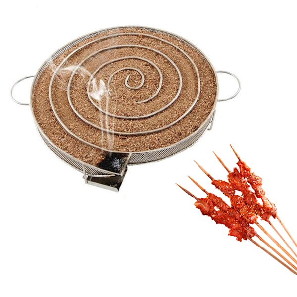 Kallrökgenerator för grillning av laxkött, brännrund