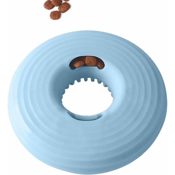 Flygende disk, TPR Pet Flygende Disk 12CM Interaktiv Matdispenser D