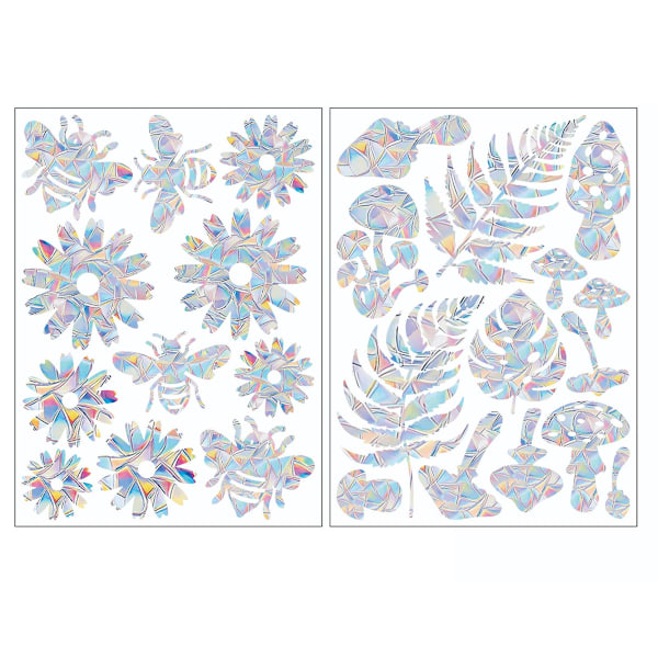 Bländande solfångare fönsterdekaler prismatiska vardagsrum heminredning glasdekaler statiska fönsterdekaler Style 1