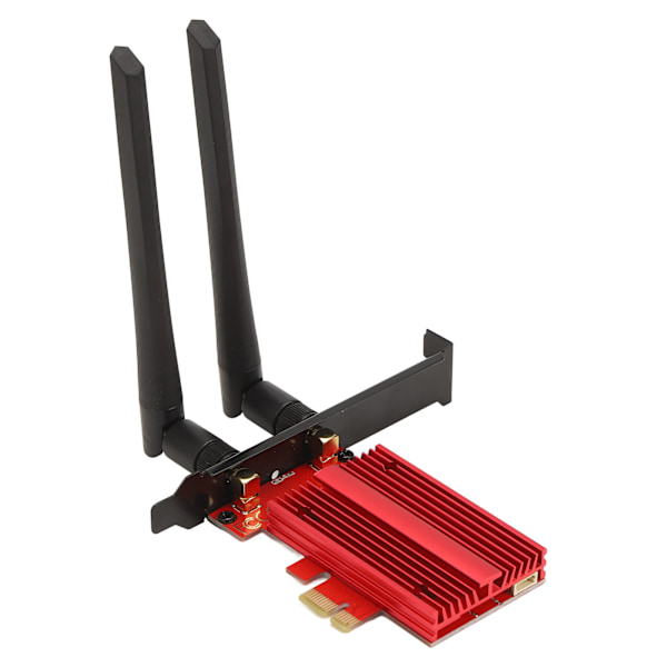 AX5400 WiFi 6E PCIe Nätverkskort för PC, Bluetooth 5.2 AX210 Modul Inuti WPA3 Avancerad Säkerhet 802.11axacban WiFi 6 Tekniker Snabb Värme