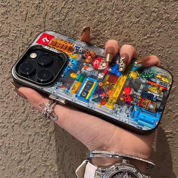 Mekanisk Mario Telefoncover - Kompatibel med iPhone 13 A