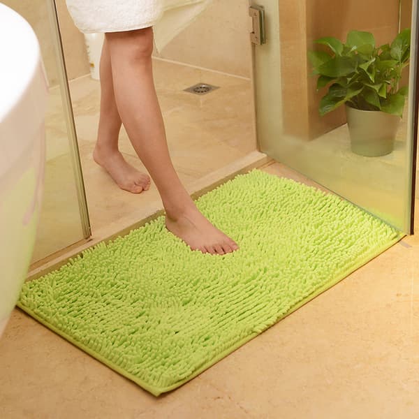 Badematte, Chenille Super Absorberende Anti-Skli Skjønn Bad