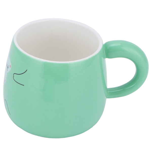 450 ml söt keramisk kopp med lock sked vattenkopp kaffemugg flicka