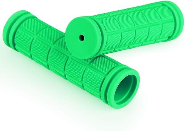 （Grön）, 120mm, Par Ergonomiska Halkfria Mjuka Cykelhandtag i Gummi