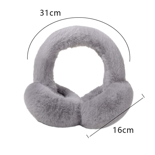 Vejr Fluffy Ørevarmere Vinter Varmt Hovedbånd Søde Slouchy Ørevarmere