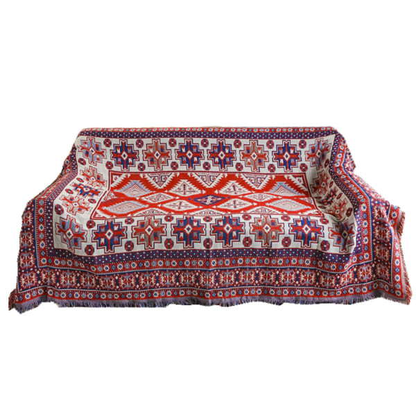 Dubbelsidig bomullsvävd soffa Kasta filt matta med