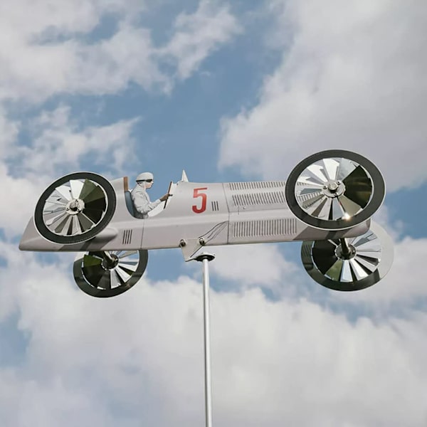 Trädgård Racing Vindkraftverk Trädgård Spinner Dekoration Vindkraftverk