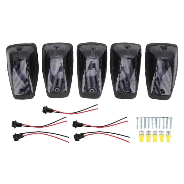 5 sæt billoftlys 12V LED Universal SUV Pickup Truck Toplys Kabinelys