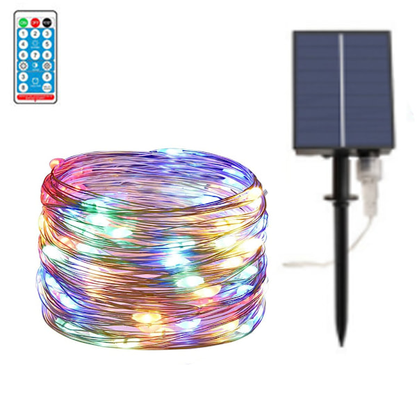 Solar String Lights Outdoor,Copper Wire Solar Twinkle Lights
