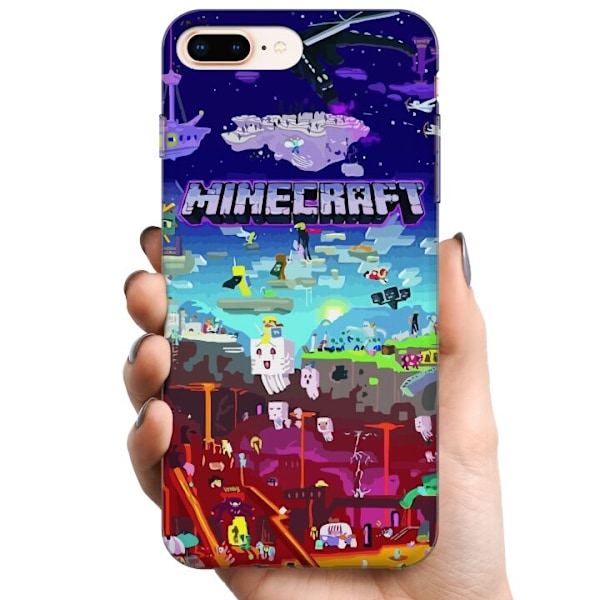 Apple iPhone 7 Plus TPU Mobilskal Minecraft