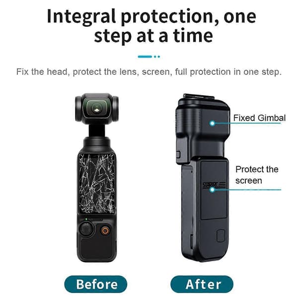Gimbal skyddsfodral för Pocket3 Gimbal skyddsfodral skärmskyddsfodral