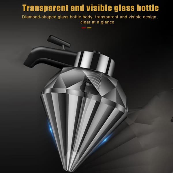 Droppfri glas honungsdispenser med stativ sirapsdispenser