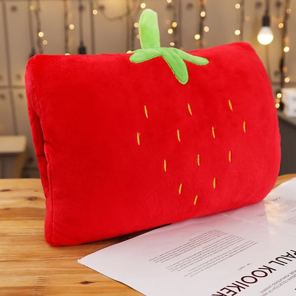 30 x 23 cm Jordbærformet Plysdyr Pudelegetøj