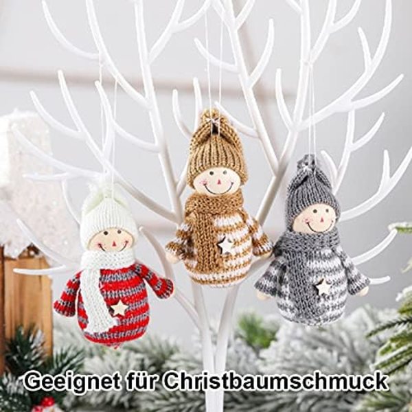 3 Pcs Noël Ornement Pendentif Petites Décos Objets Suspendue