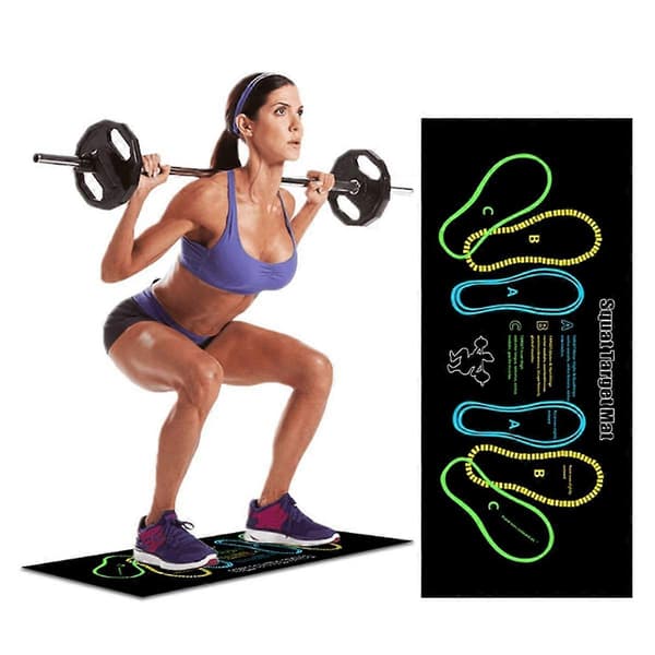 Squat Måtte Knæmåtte Squat Assist Træner Pad til Glute Træning & Vægtløftning - Hofte Thrust Pad til Squat
