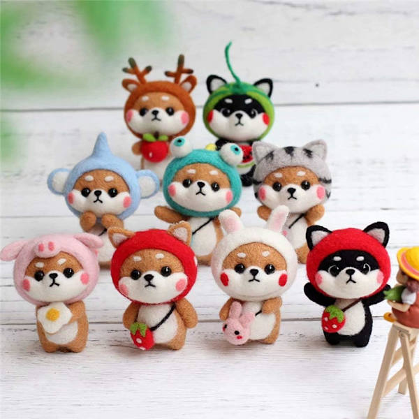 Needle Felting Kit for Beginners, Animal Doll Needle Felting