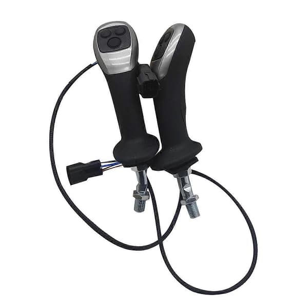 Hjulgraver Konvertering Klipper Grab Jern Joystick Håndtag Triple Trykknap Pilotventil Håndtag