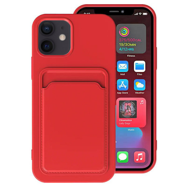 Smidigt Skal med Kortfack - iPhone 11 Mörkblå Mörkblå