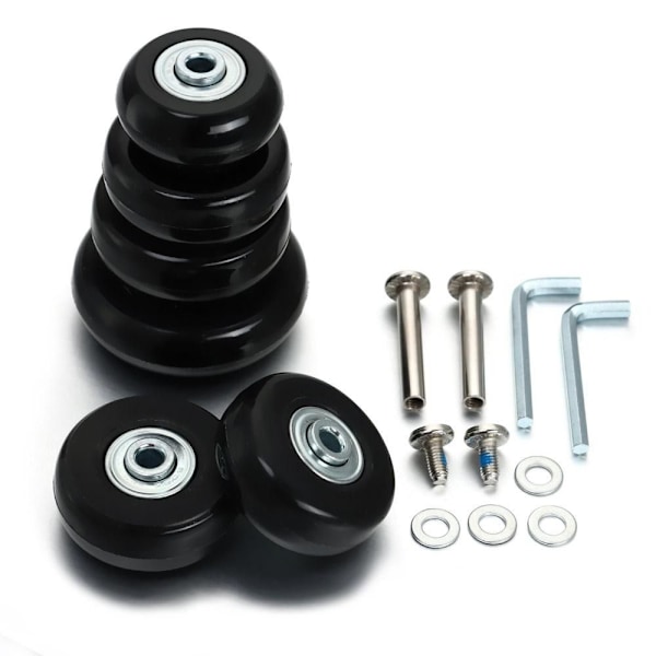 Resväskadelar Axlar Resväskor Hjul 75MM*24MM 2 st 2 st 75mm*24mm 75mm*24mm
