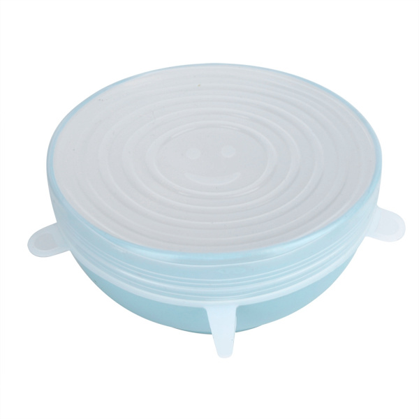 6 st / set Universal Stretchable Wrap Food Keep Cover Kitchen