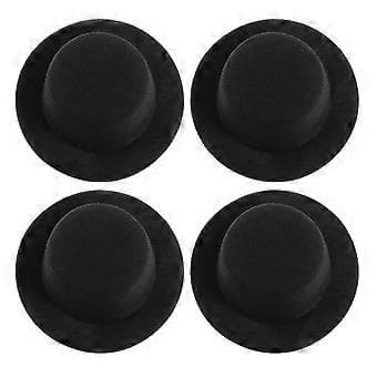 4 st Toppar Hatt Docka Ornament Docka Hatt Dekor Snögubbe Docka Tyg Hatt Dekor