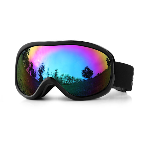 Magnetiska utbytbara skidglasögon, stora sfäriska ramlösa snö snowboardglasögon för män kvinnor - Stil 1 Style 6