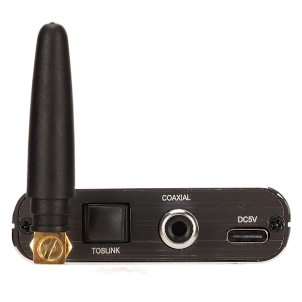 Bluetooth Digital-till-Analog-omvandlare HiFi Hörlursförstärkare Med Koaxial Optisk Ingång Stöd AptX HD För TV Telefon Surfplatta Hemma Bio Användning