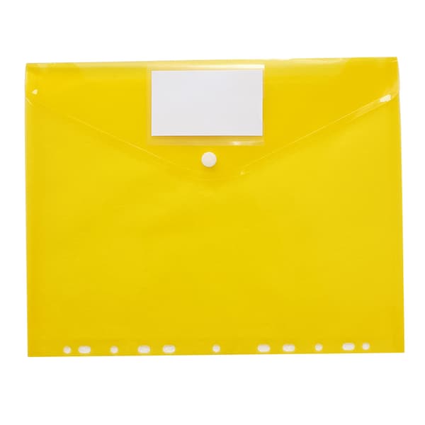 A4 Dokumentmappe - Transparent Lomme A4 Dokumenter Mapper Fold