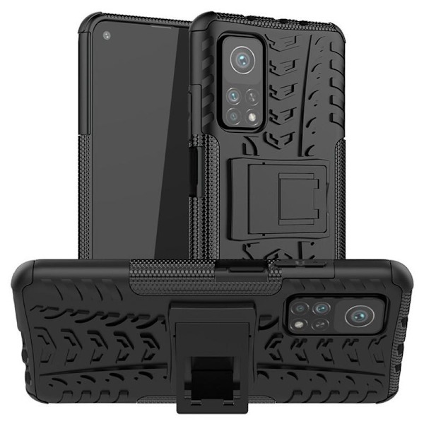 Xiaomi Mi 10T / 10T Pro Stöttåligt Skal med Stöd Active Svart