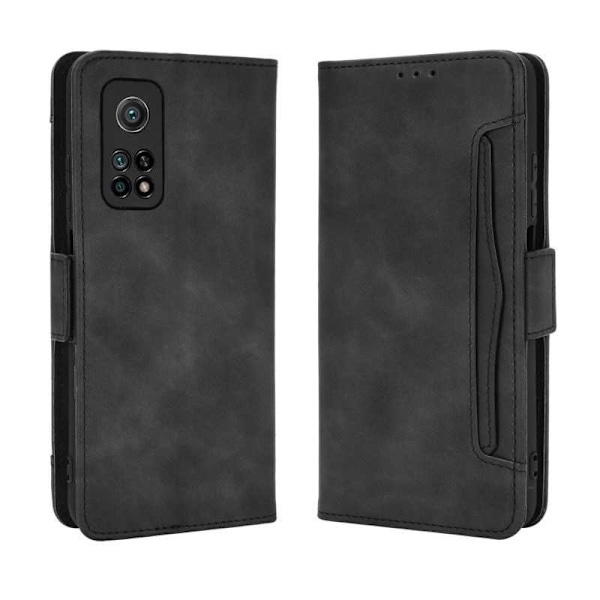 Xiaomi Mi 10T / Mi 10T Pro Plånboksfodral PU-Läder 6-FACK Winston V3 Svart