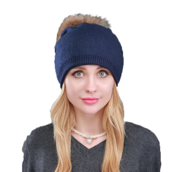 Vintermössor, mössor med fuskpälsboll, stickade mössor, beanies