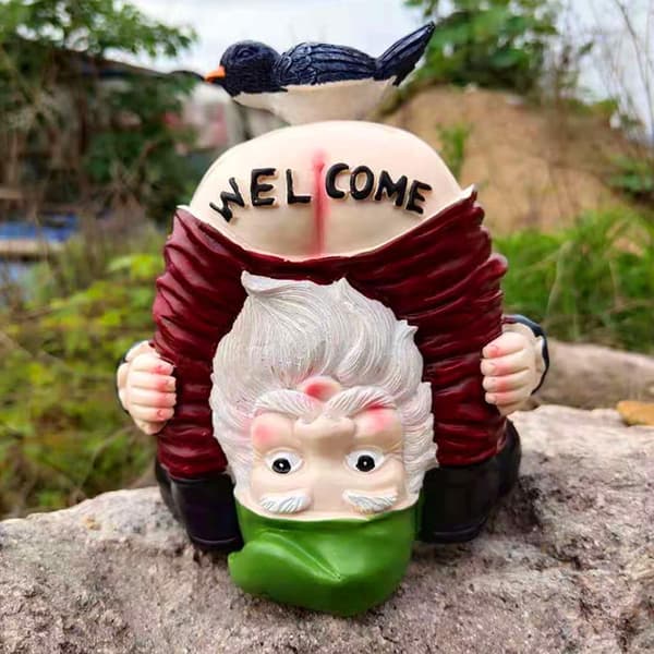 Havegnom Statue, Resin Gnome Statue Dekoration Gnome Have S
