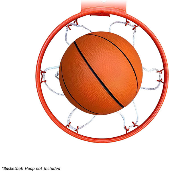 5” Gummimini-basketboll för mini-basketkorg, 2-pack,